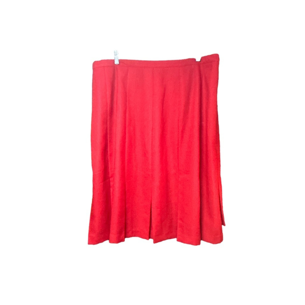 BFA Classics Red Midi Skirt Women's Size 22W - Picture 3 of 6